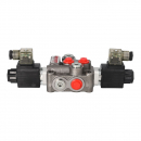 Monoblock distributor. 45l/min G3/8"; 1-section; slide 1; electric 24V; side B: electric